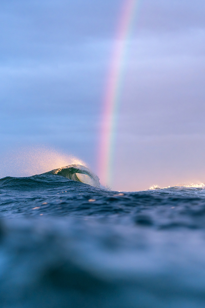 Rainbow Wave Print