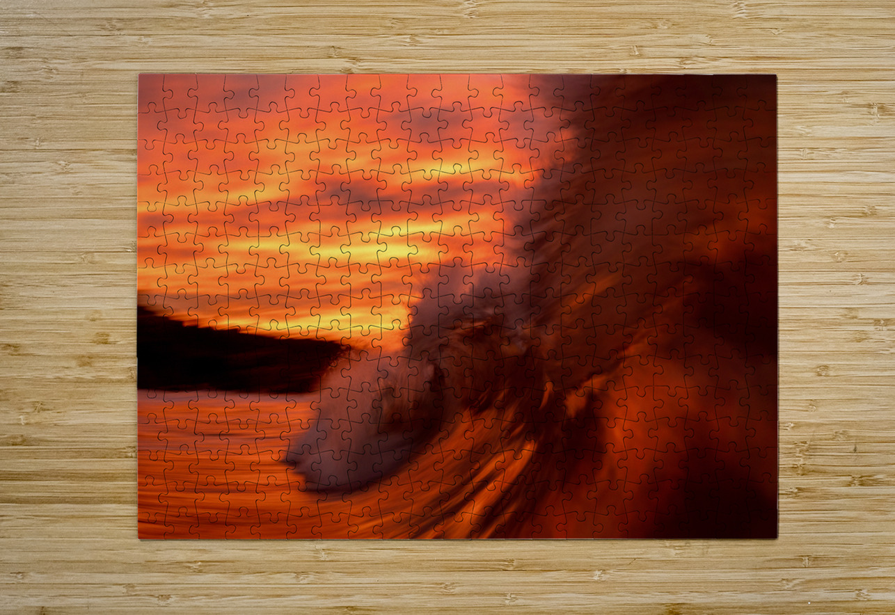 Fiery Terence Pieters ORANGE ROCKS Puzzle printing