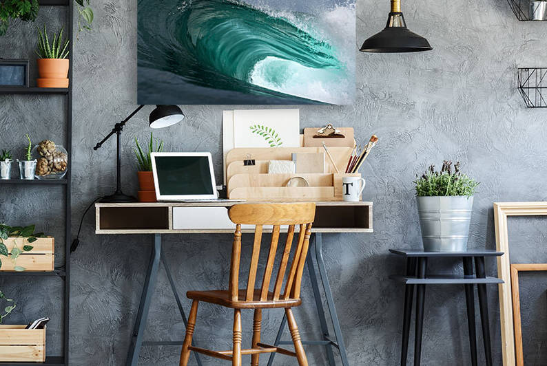 Ocean Wisdom by Terence Pieters ORANGE ROCKS